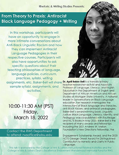  From Theory to Praxis: Antiracist Black Language Pedagogy + Writing
