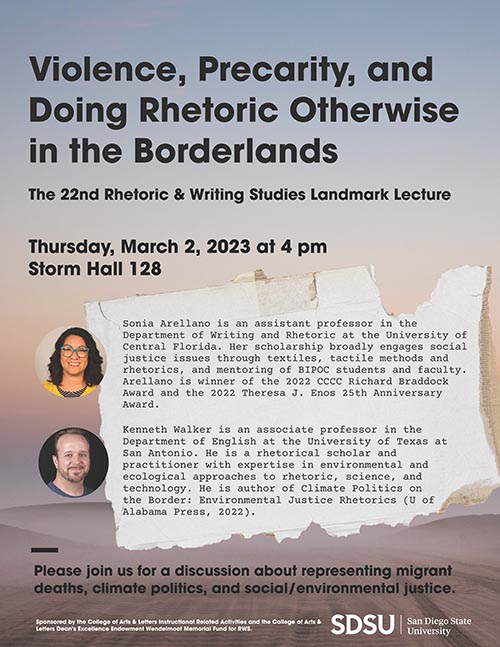 Violence, Precarity, and Doing Rhetoric Otherwise in the Borderlands
