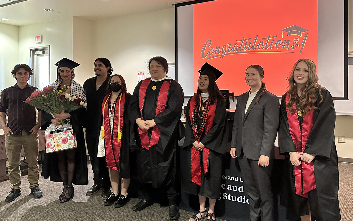 RWS graduates in cap and gown