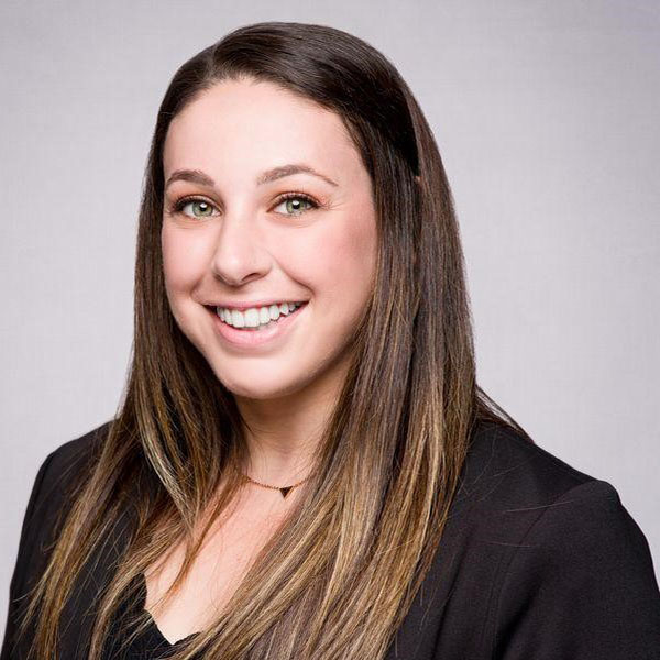 woman smiling with long hair