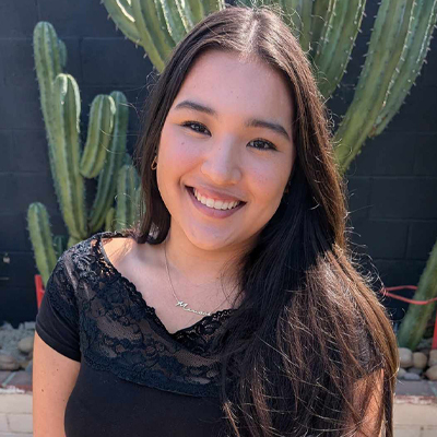 woman smiling